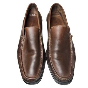Florsheim Brown Leather Moc Toe‎ Loafers 9D | Business Casual Comfort